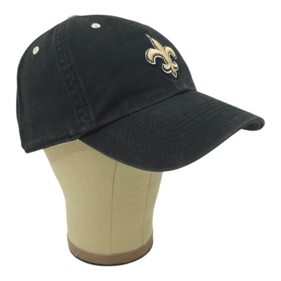 New Orleans Saints Patch NFL Apparel Strapback Cap 47 Brand Trucker Baseball Hat - Picture 3 of 13